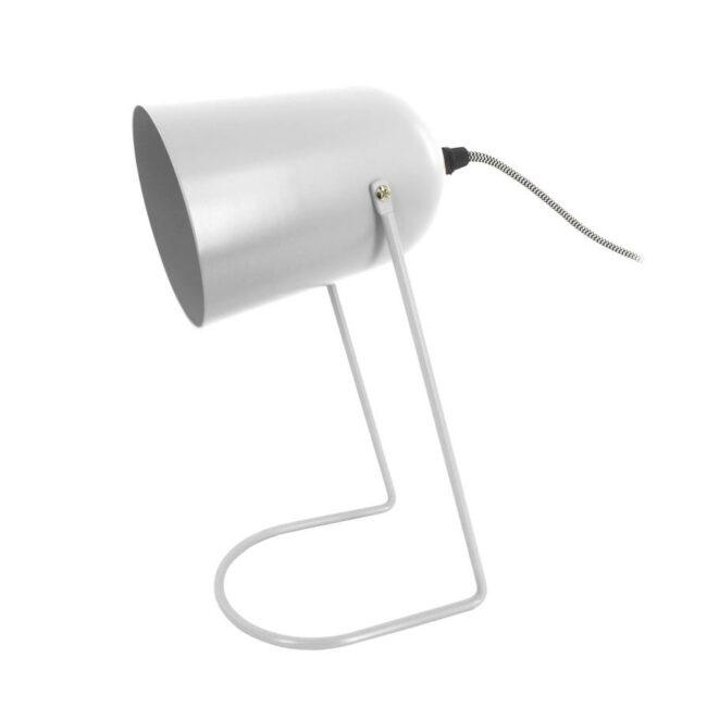 TABLE LAMP ENCHANT IRON MATT WHITE 30X18CM