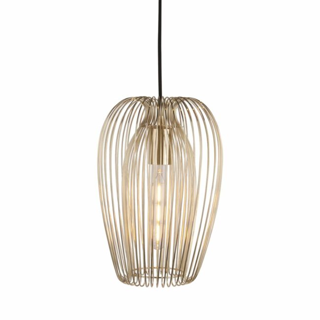 PENDANT LAMP LUCID IRON GOLD H:33 D:22CM