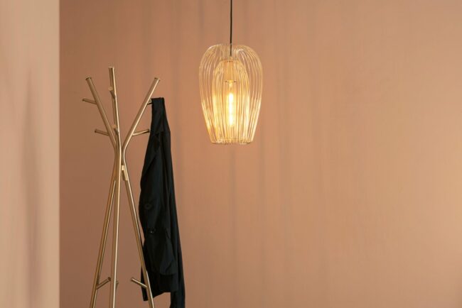 PENDANT LAMP LUCID IRON GOLD H:33 D:22CM - Image 2
