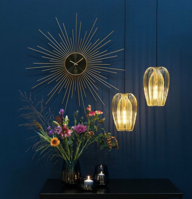 PENDANT LAMP LUCID IRON GOLD H:33 D:22CM - Image 3