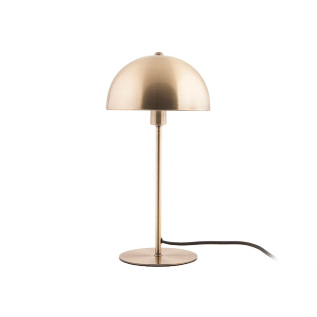 TABLE LAMP BONNET METAL ANTIQUE GOLD H:39 D:20CM