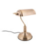 TABLE LAMP BANK IRON ANTIQUE GOLD H:34 W:26CM