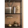 TABLE LAMP BANK IRON ANTIQUE GOLD H:34 W:26CM - Image 2