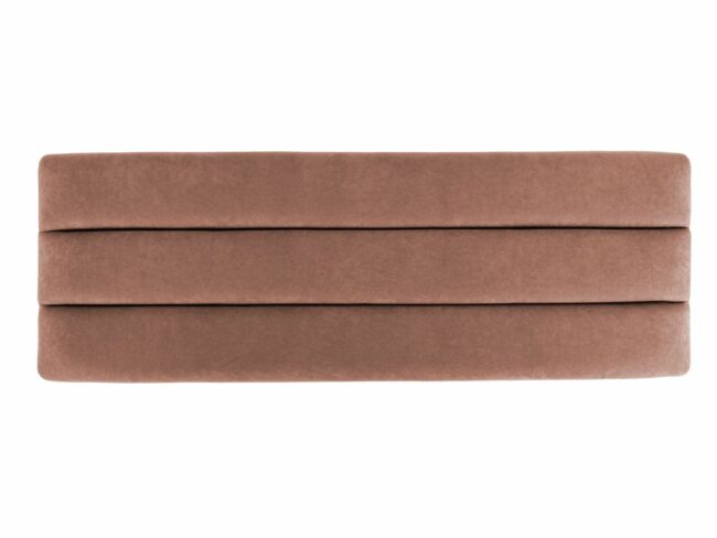 BENCH EXPLICIT SUEDE CHOCOLATE BROWN 121X41X43CM - Image 3