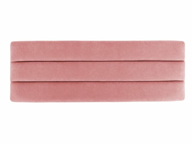 BENCH EXPLICIT SUEDE FADED PINK 121X41X43CM - Image 3
