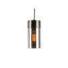 PENDANT LAMP LAX GUN METAL MIRROR FINISH  H:24,5 D:12CM