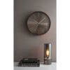 TABLE LAMP LAX GUN METAL MIRROR FINISH  H:32 D:12CM