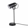 TABLE LAMP HUSK IRON BLACK 46X12.5CM