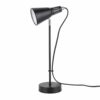 TABLE LAMP MINI CONE IRON BLACK 43X16CM