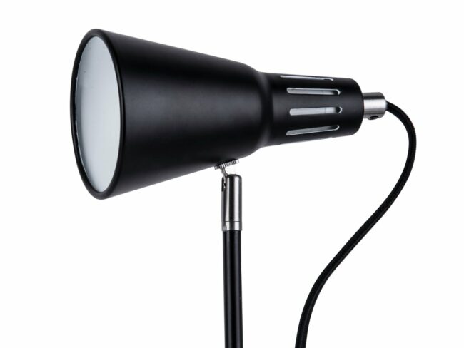 TABLE LAMP MINI CONE IRON BLACK 43X16CM - Image 3