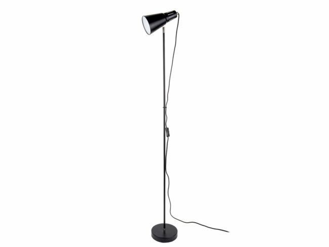 FLOOR LAMP MINI CONE IRON BLACK 147.5X24CM