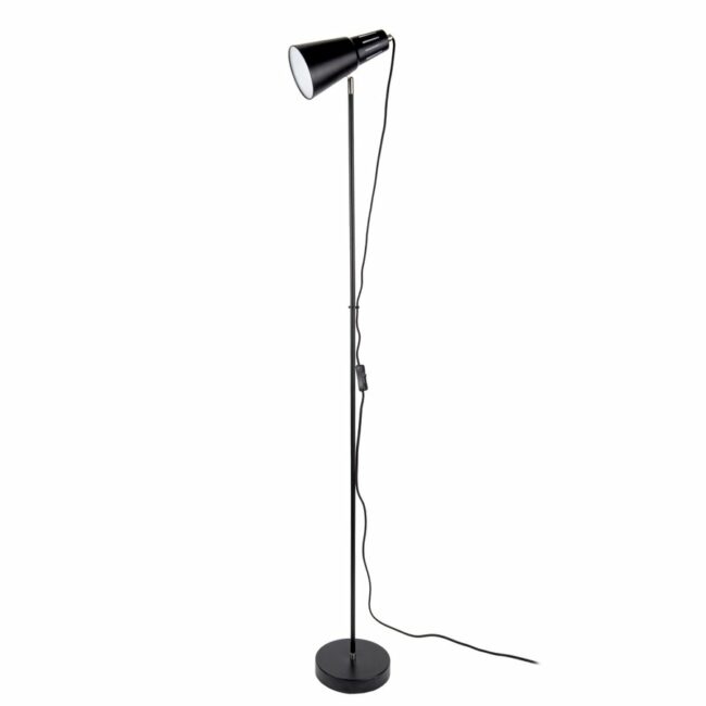 FLOOR LAMP MINI CONE IRON BLACK 147.5X24CM