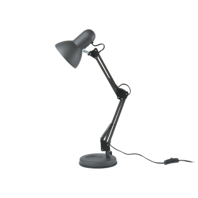 DESK LAMP HOBBY STEEL BLACK H:55 D:12,5CM