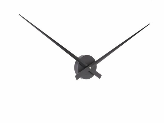 WALL CLOCK LITTLE BIG TIME ALU BLACK D:90CM - Image 2