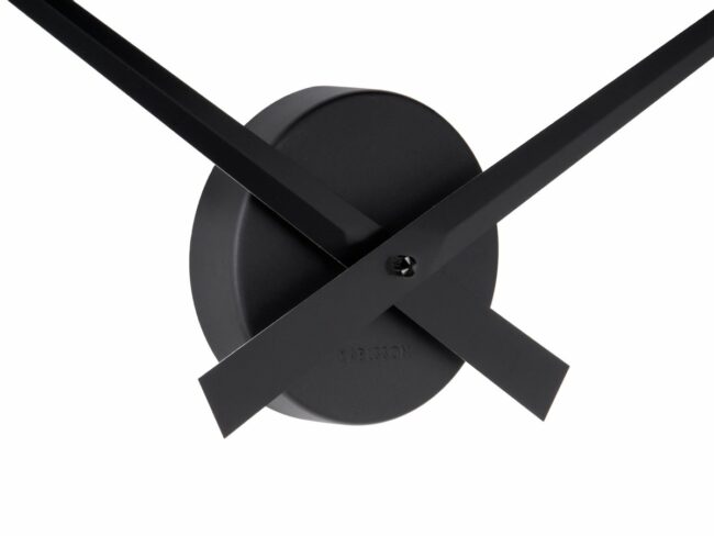 WALL CLOCK LITTLE BIG TIME ALU BLACK D:90CM - Image 3