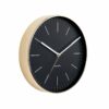 WALL CLOCK MINIMAL BLACK/GOLD D:27.5 H:5CM - Image 2