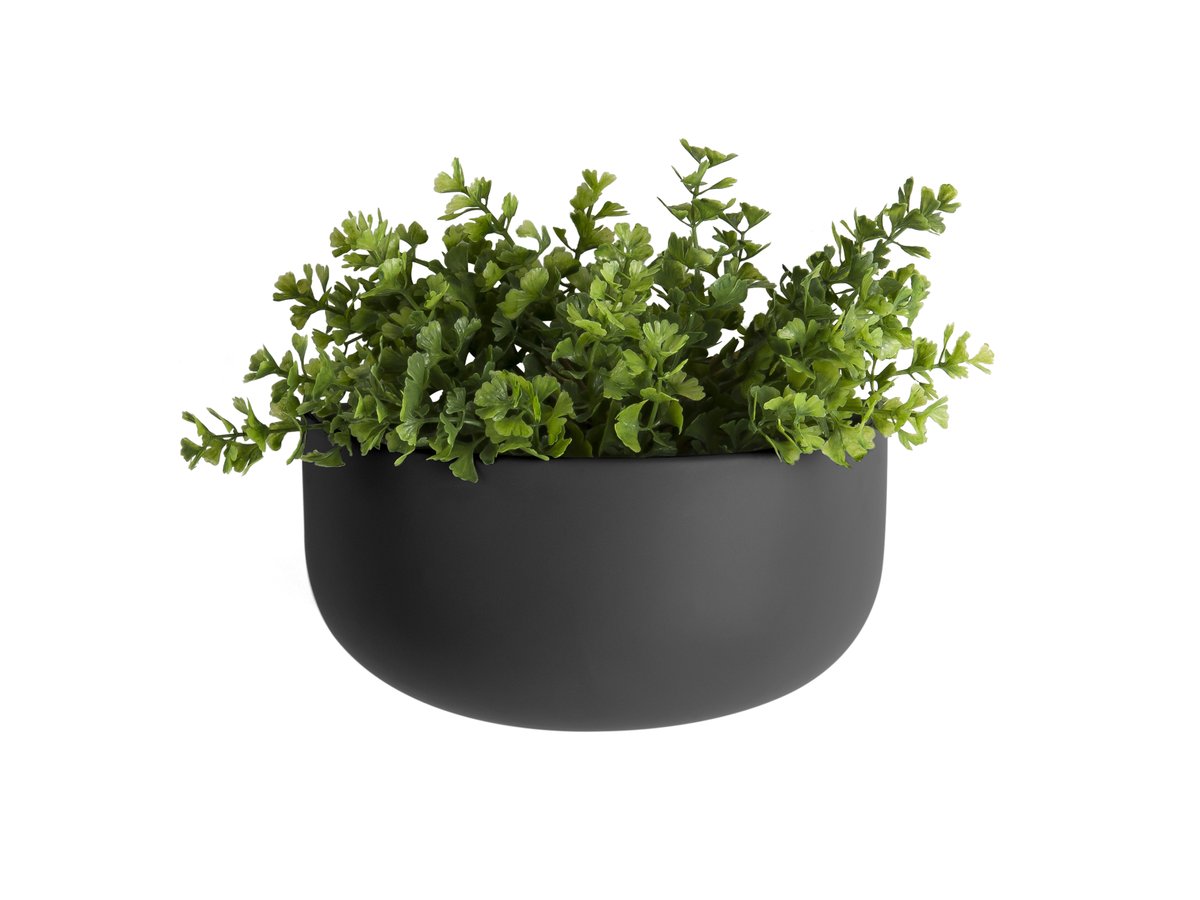 WALL PLANT POT OVAL WIDE CERAMIC MATT 20X10,8X9,5CM