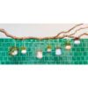 HANGER POT CERAMIC WHITE LEATHER CORD  L:66 D:12,2 H:9,5CM - Image 7
