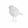 STATUE BIRD SMALL POLYRESIN  MATT  WHITE 13,5X7,5X17CM