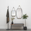 MIRROR IDYLLIC BAMBOO BLACK 40,5X33X1,5CM - Image 3