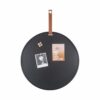 MEMO BOARD IRON BLACK WITH 6 MAGNETS D50CM
