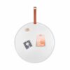 MEMO BOARD IRON WHITE  WITH 6 MAGNETS D:50CM