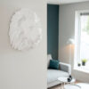 WALL HANGER ORIGAMI LION POLYRESIN MATT WHITE 30,5X22,5X36,2CM - Image 2