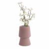 VASE CAST EDGED CERAMIC FADED PINK26X17CM - Image 2