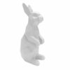 STATUE ORIGAMI BUNNY SITTING POLYRESIN MATT WHITE 12,5X8,7X25,2CM