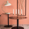 CANDLE HOLDER 4 IN A ROW GOLD PLATED 40X9X25CM - Image 2