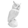 STATUE ORIGAMI OWL POLYRESIN MATT WHITE 32.5X16.5CM
