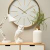 STATUE ORIGAMI OWL POLYRESIN MATT WHITE 32.5X16.5CM - Image 2
