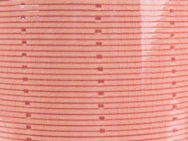 VASE BOTTLE CERAMIC MEDIUM PINK 11.5X18.5CM - Image 2