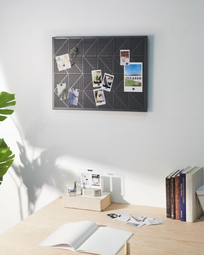 TRIGON BULLETBOARD CHARCOAL 53.34X1.90X38.10CM - Image 2