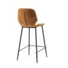 BAR CHAIR SEASHELL LOW COGNAC 42X51X94CM - Image 2