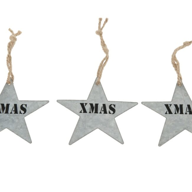CHRISTMAS STAR NATURAL 10CM 10 PCS