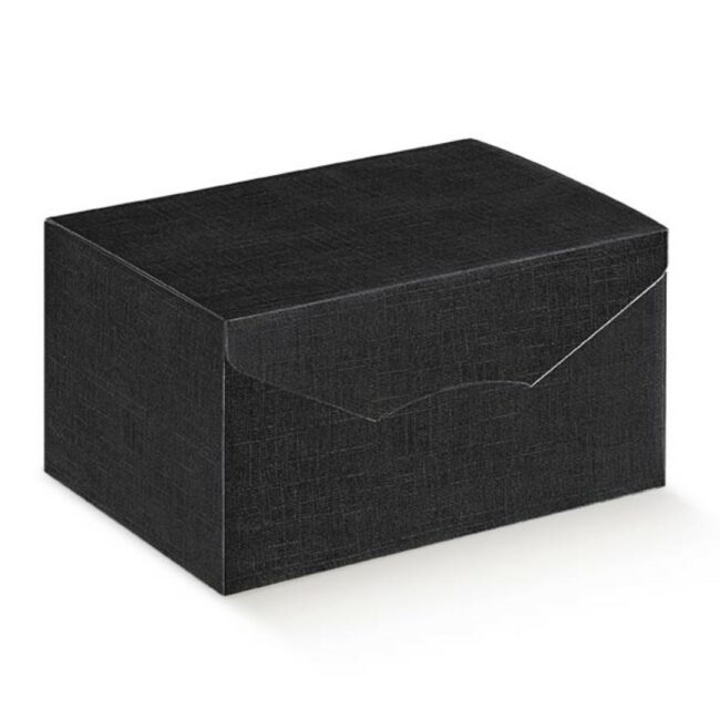 SEGRETO 6 BOTTIGLIE SETA NERO 325X255X180MM