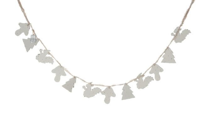 X-MAS AUTUMN GARLAND GREY 100X7CM