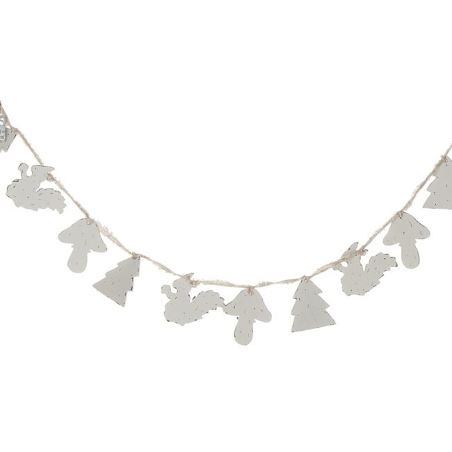 X-MAS AUTUMN GARLAND GREY 100X7CM