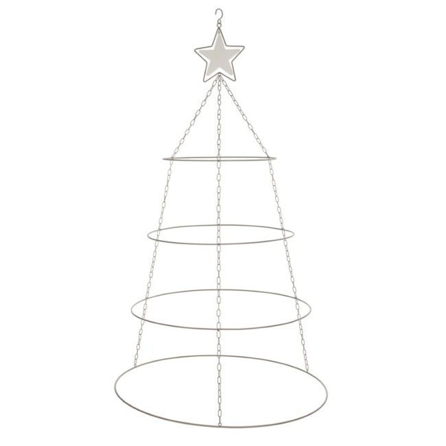 X-MAS METAL FRAME HANGER GREY 80X140CM