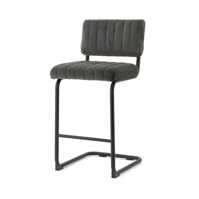 BAR CHAIR LOW OPERATOR GREY 45X53X93CM