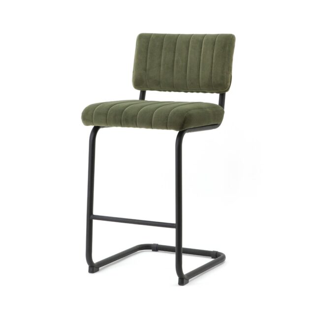 BAR CHAIR LOW OPERATOR GREEN 45X53X93CM