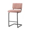 BAR CHAIR LOW OPERATOR OLD PINK 45X53X91CM