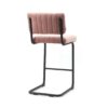 BAR CHAIR LOW OPERATOR OLD PINK 45X53X91CM - Image 2