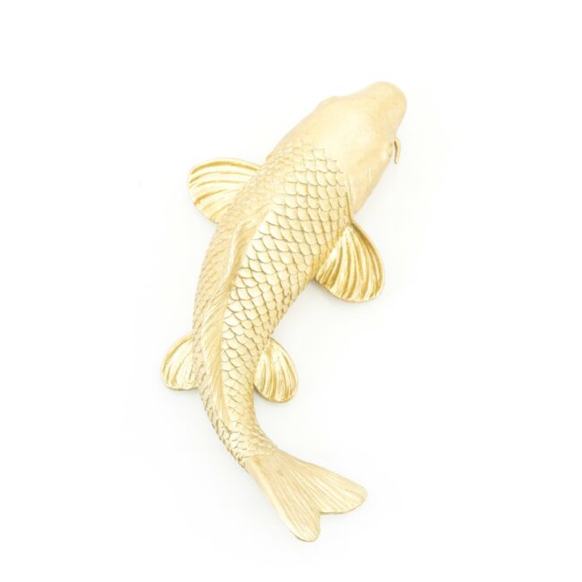 FISH DECOR TRITON GOLD 31X14X9CM - Image 3