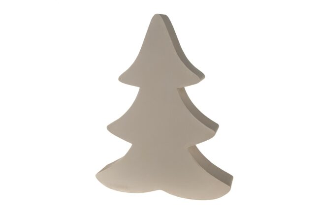 X-MAS WOODEN TAUPE TREE 38.5X8X49.3CM