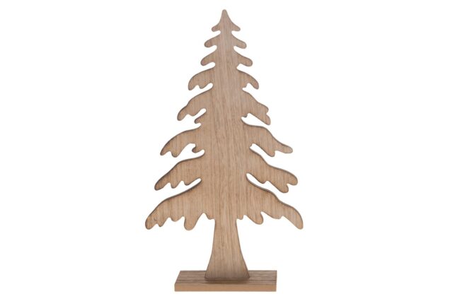 X-MAS WOODEN TREE 20X6X35CM