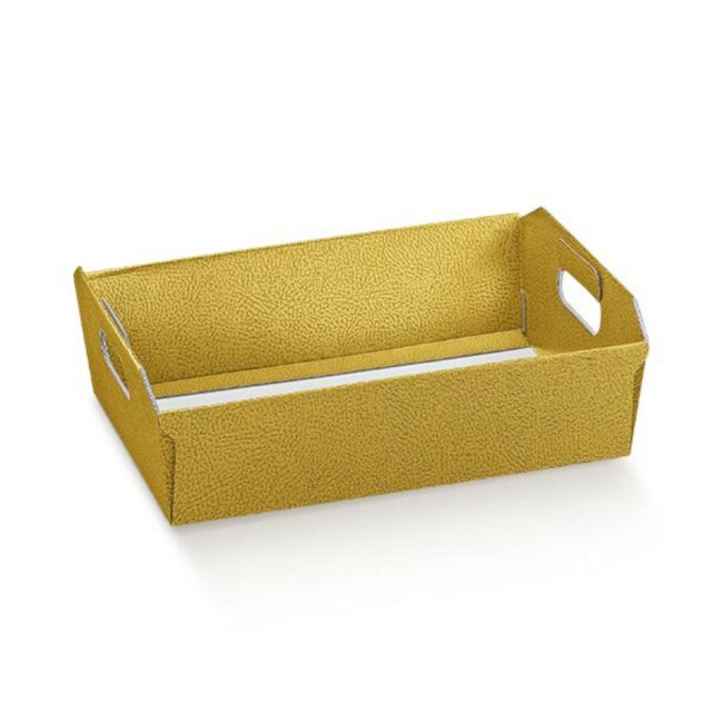 CESTO INCOLATO PELLE ORO