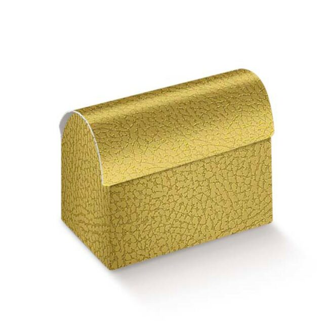 COFANETTO PELLE ORO 175X110X115MM