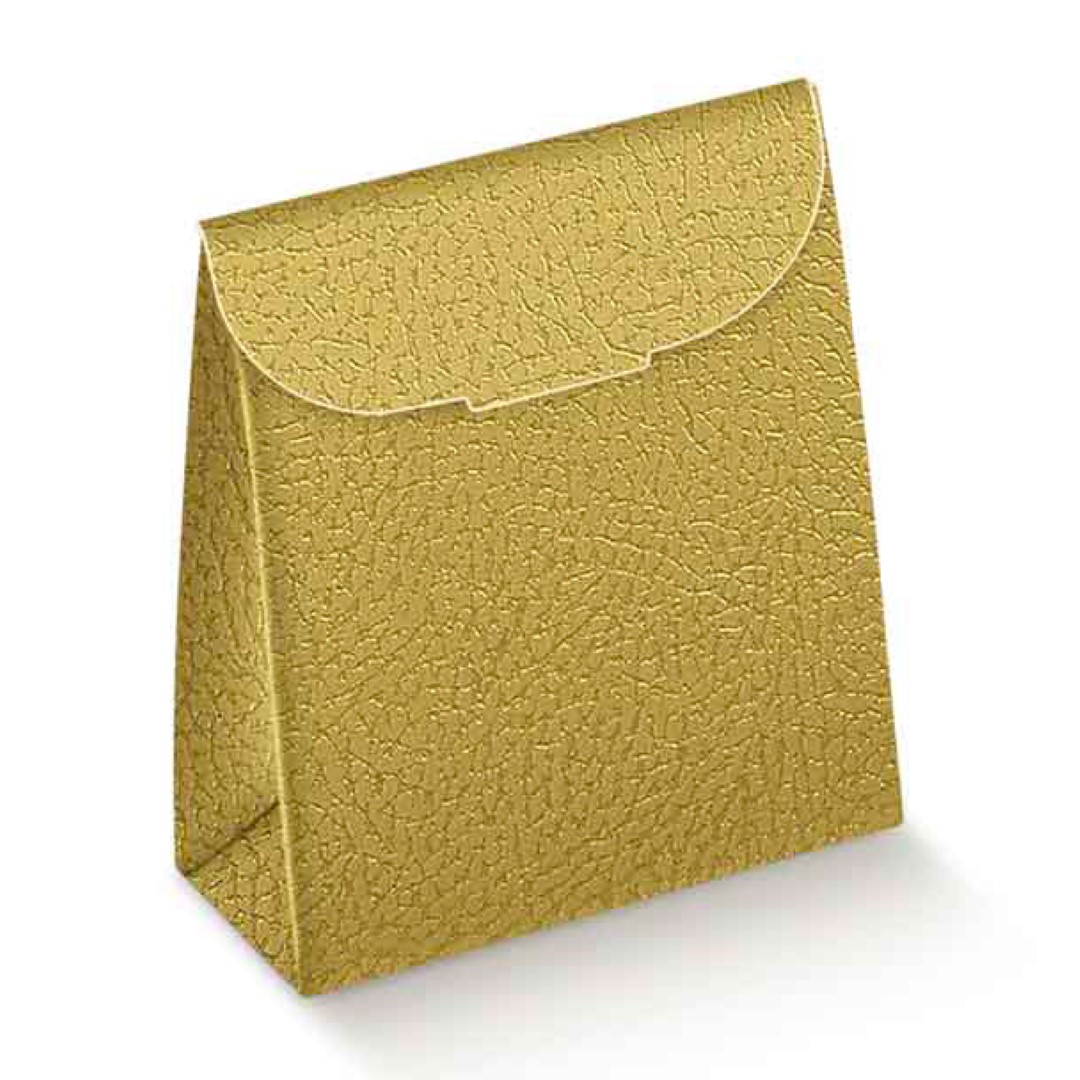 SACCHETTO PELLE ORO